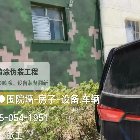 南岸数码迷彩漆施工